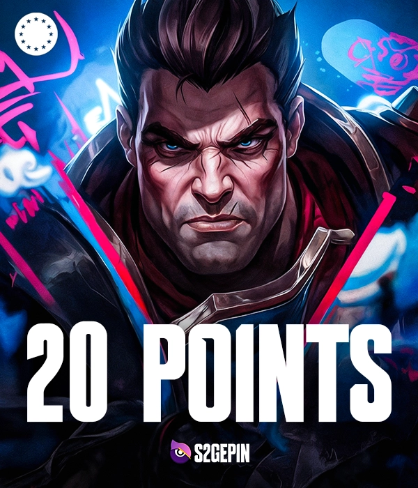 League Of Legends EU West 20 Euro Riot Points