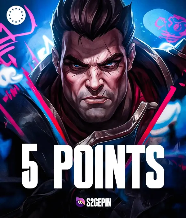 League Of Legends EU West 5 Euro Points