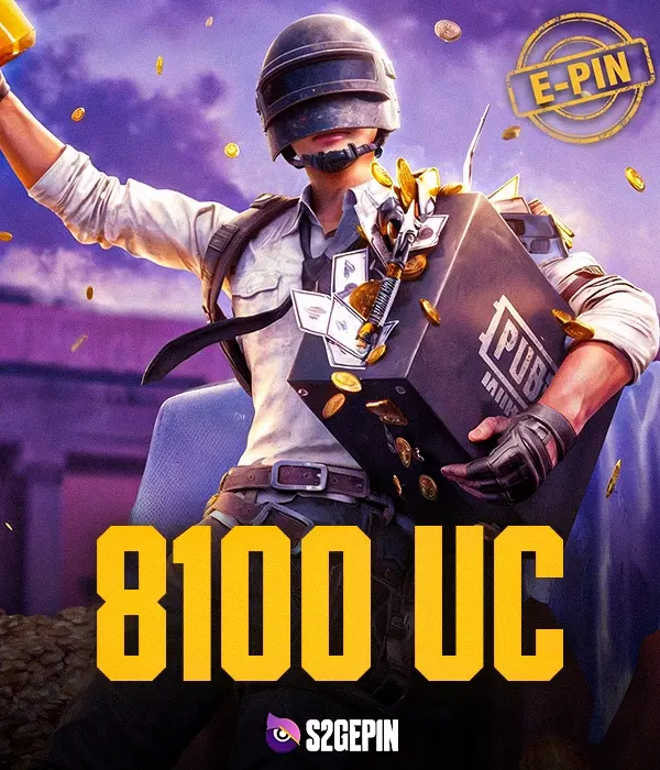 PUBG Mobile 8100 UC E-Pin