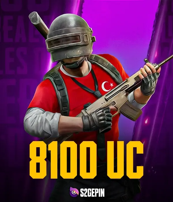 Pubg Mobile 8100 UC TR