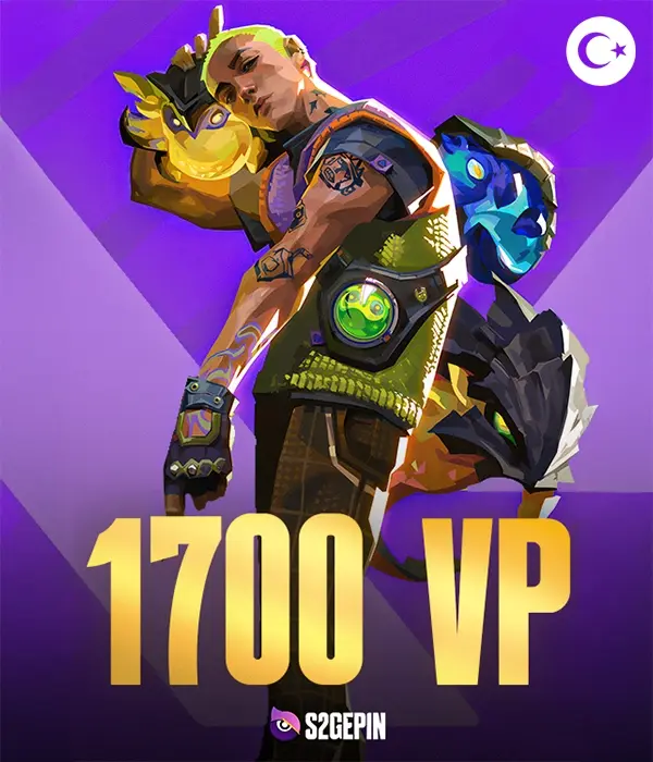 Valorant 1700 VP - YENİ ÜRÜN