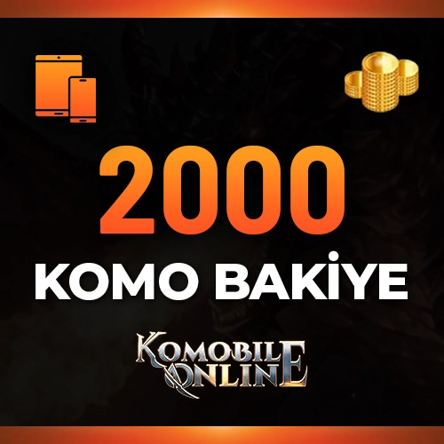 2000 + 100 Bonus KoMobile (KOMO) Cash