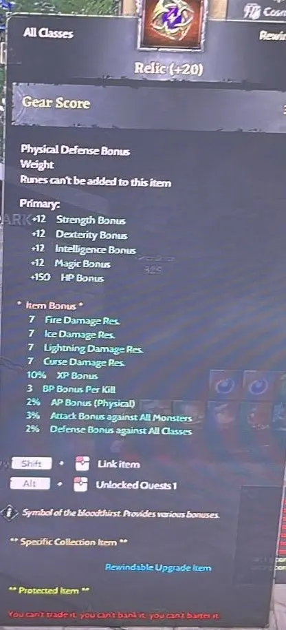 85 5 20 RELİC ROGUE