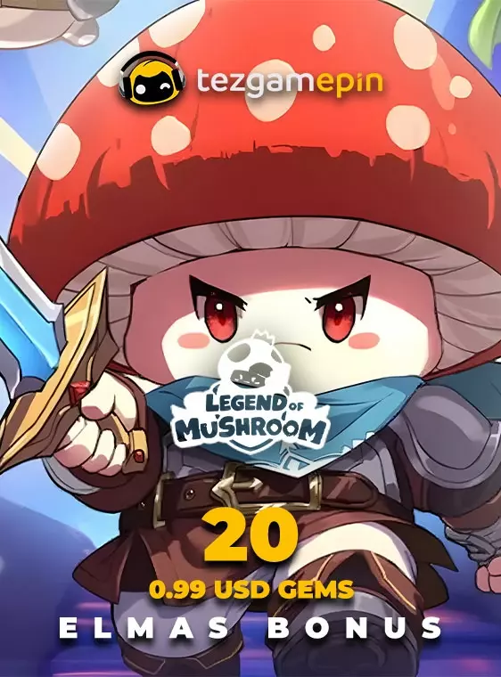 Legend of Mushroom 0.99 USD Gems + 20 Elmas