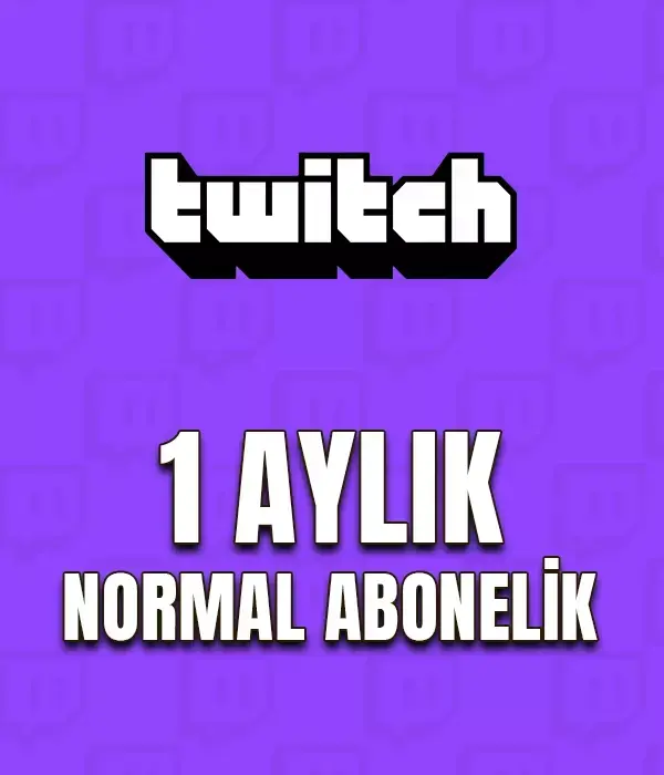 Twitch 1 Aylık Normal Abonelik