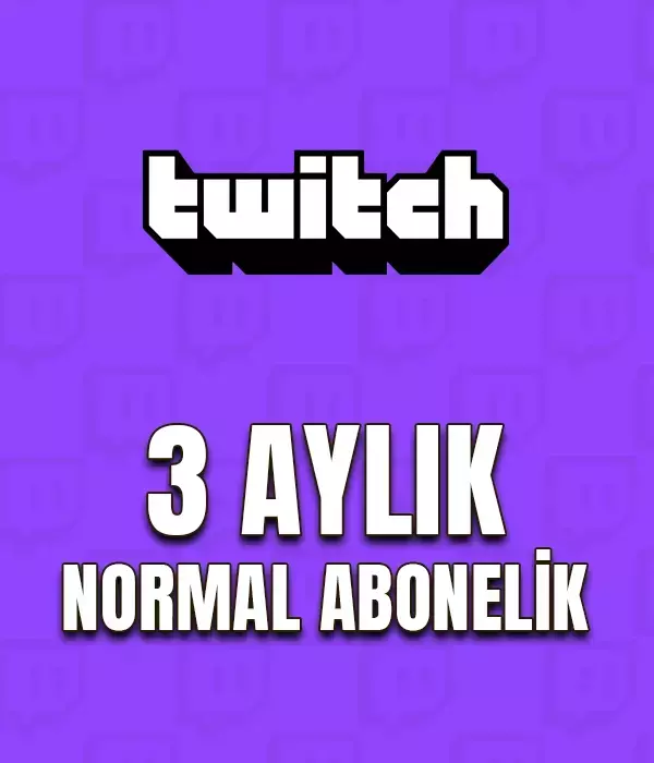 Twitch 3 Aylık Normal Abonelik