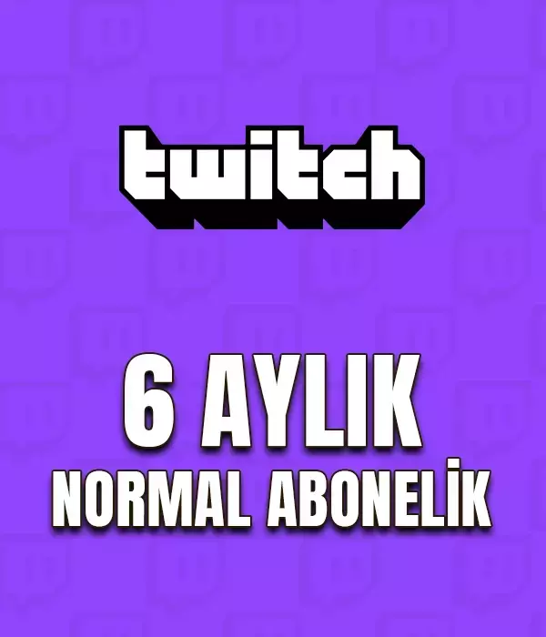 Twitch 6 Aylık Normal Abonelik