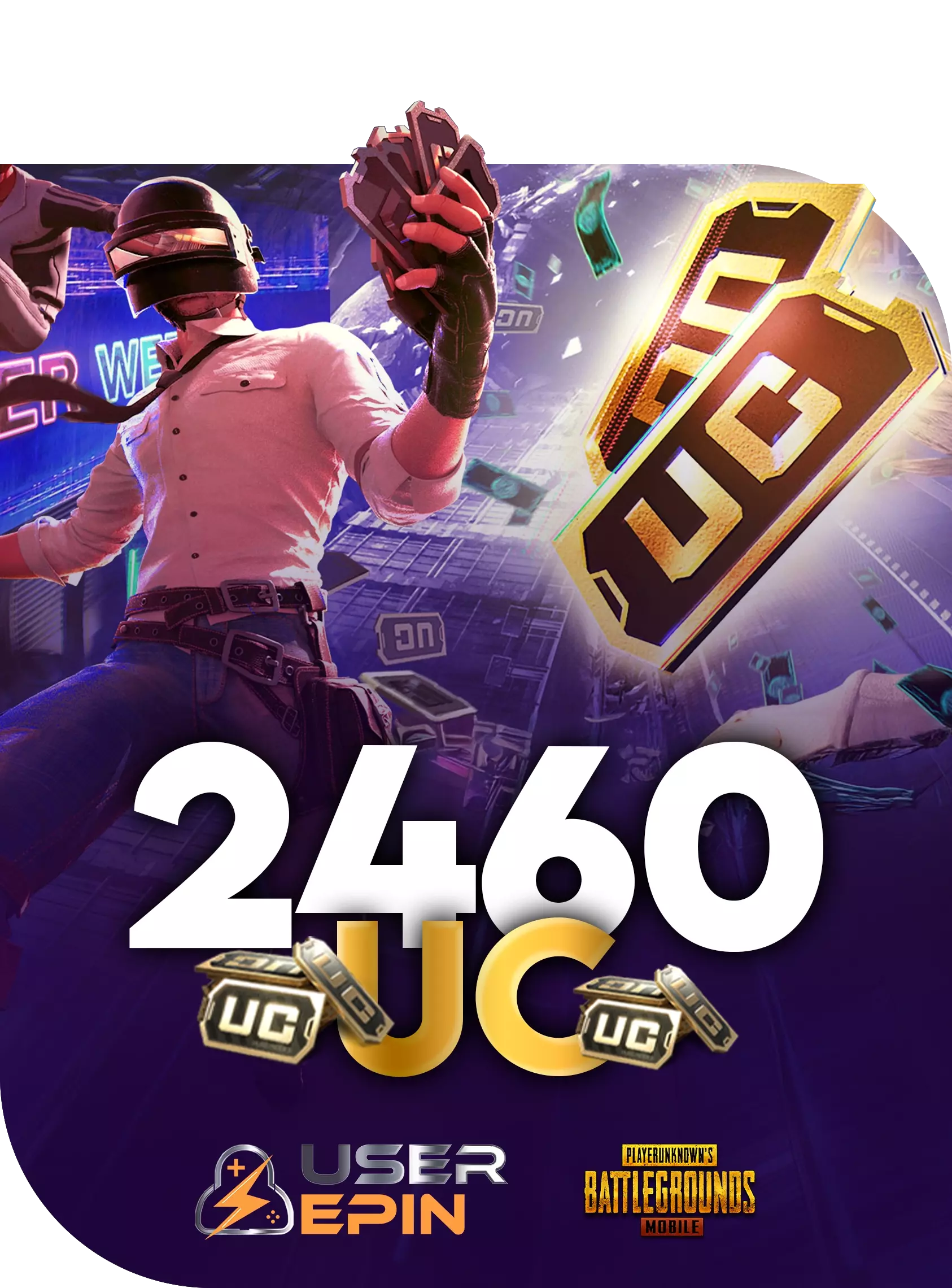 PUBG MOBİLE 2460 UC BEKLEMELİ TR ID