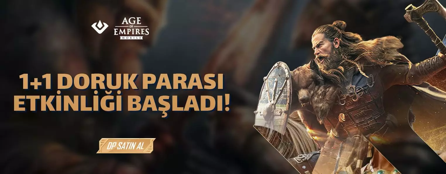 Age of Empires Mobile 1+1 ( 2x ) Etkinliği