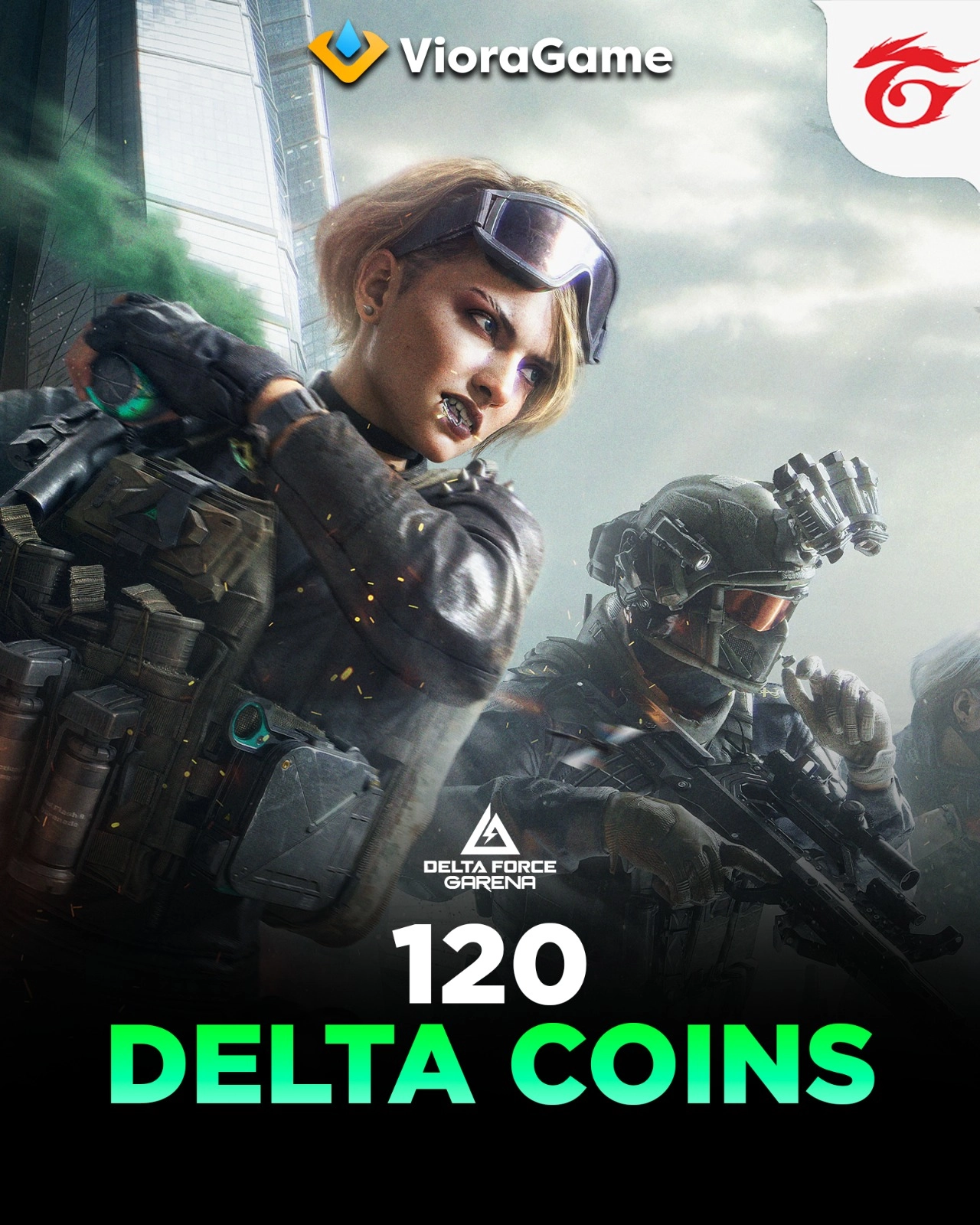 120 Garena Delta Coins