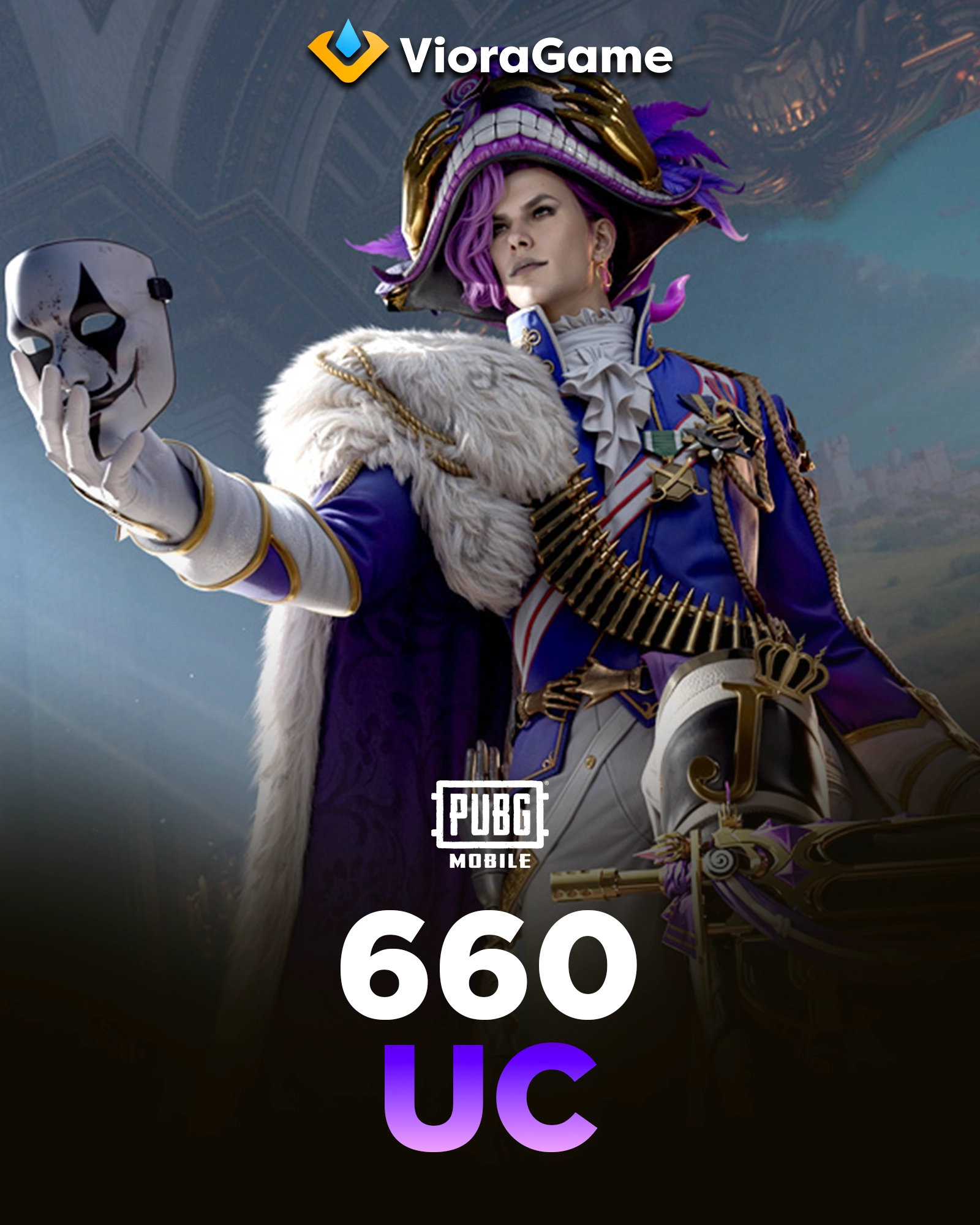 Pubg Mobile 660 UC Global Epin