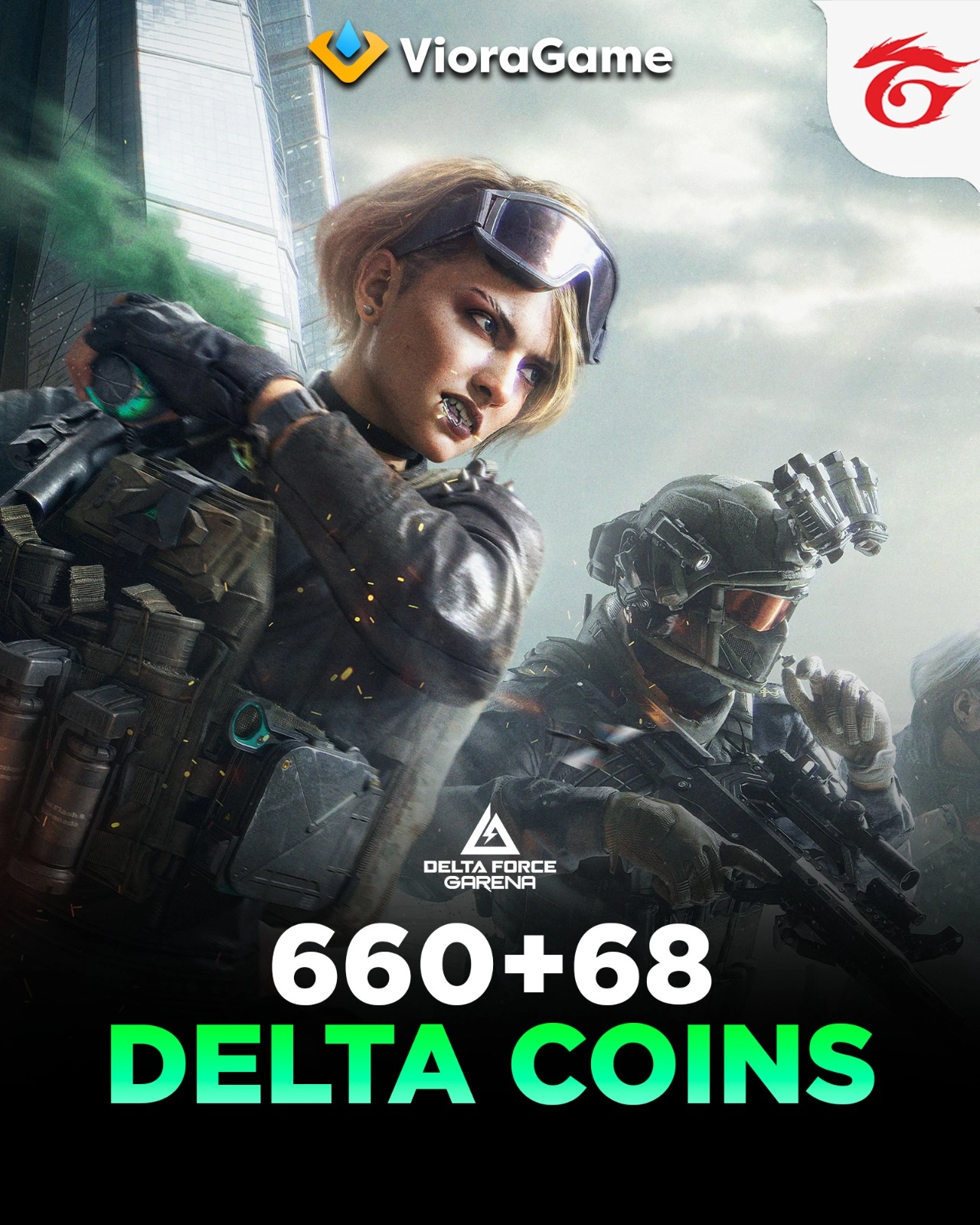 728 Garena Delta Coins