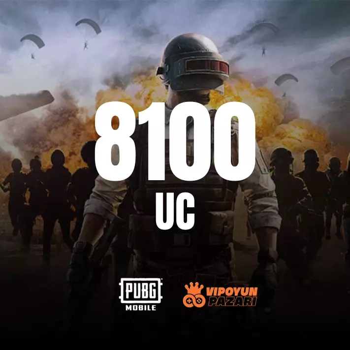 Pubg Mobile 8100 UC TR ID
