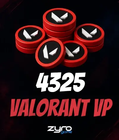 Valorant 4325 VP TR - Anında Teslimat