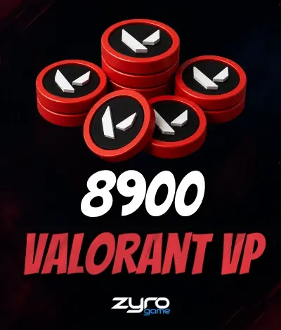 Valorant 8900 VP TR - Anında Teslimat